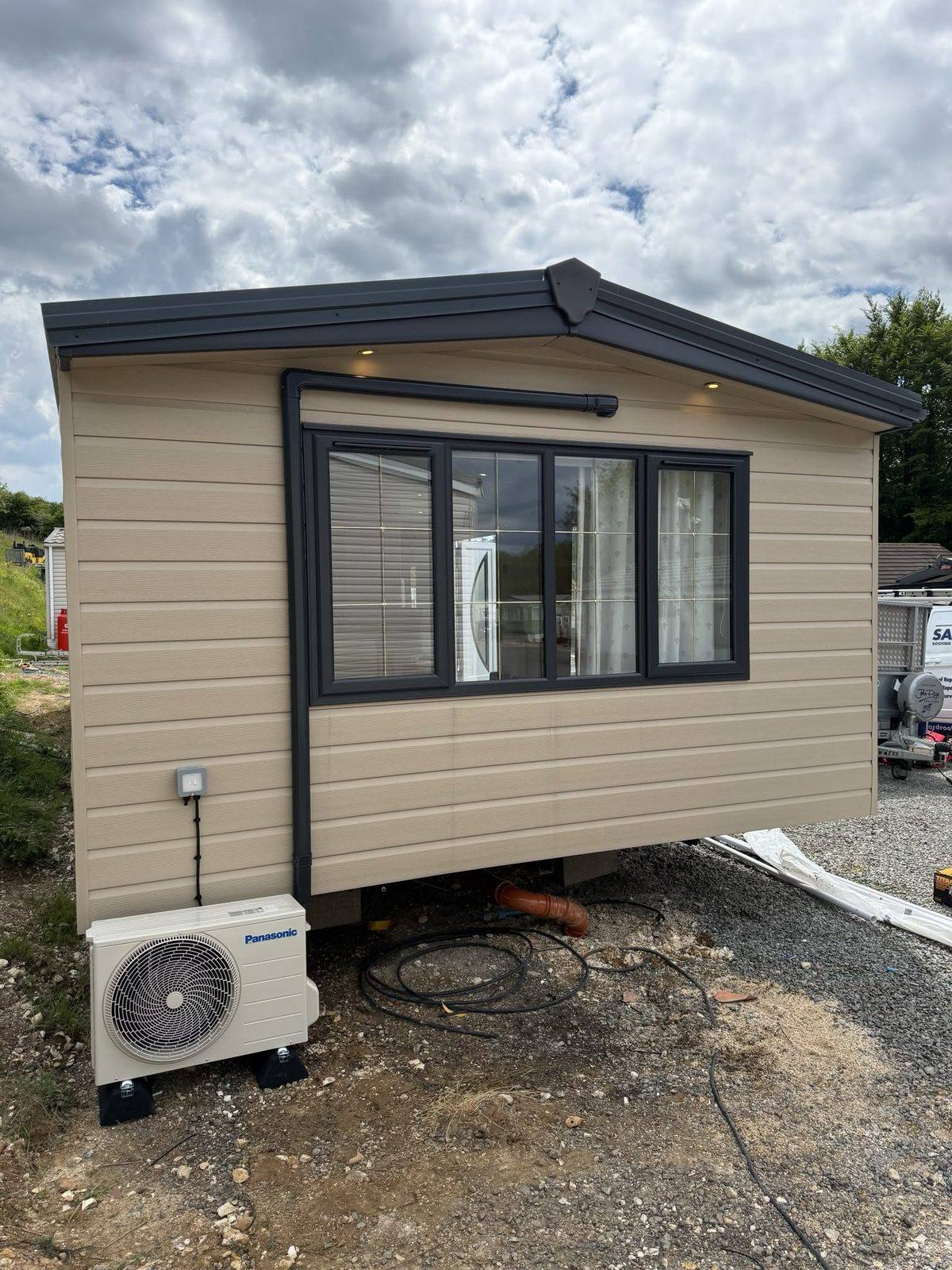Panasonic air conditioning unit installed in a holiday home